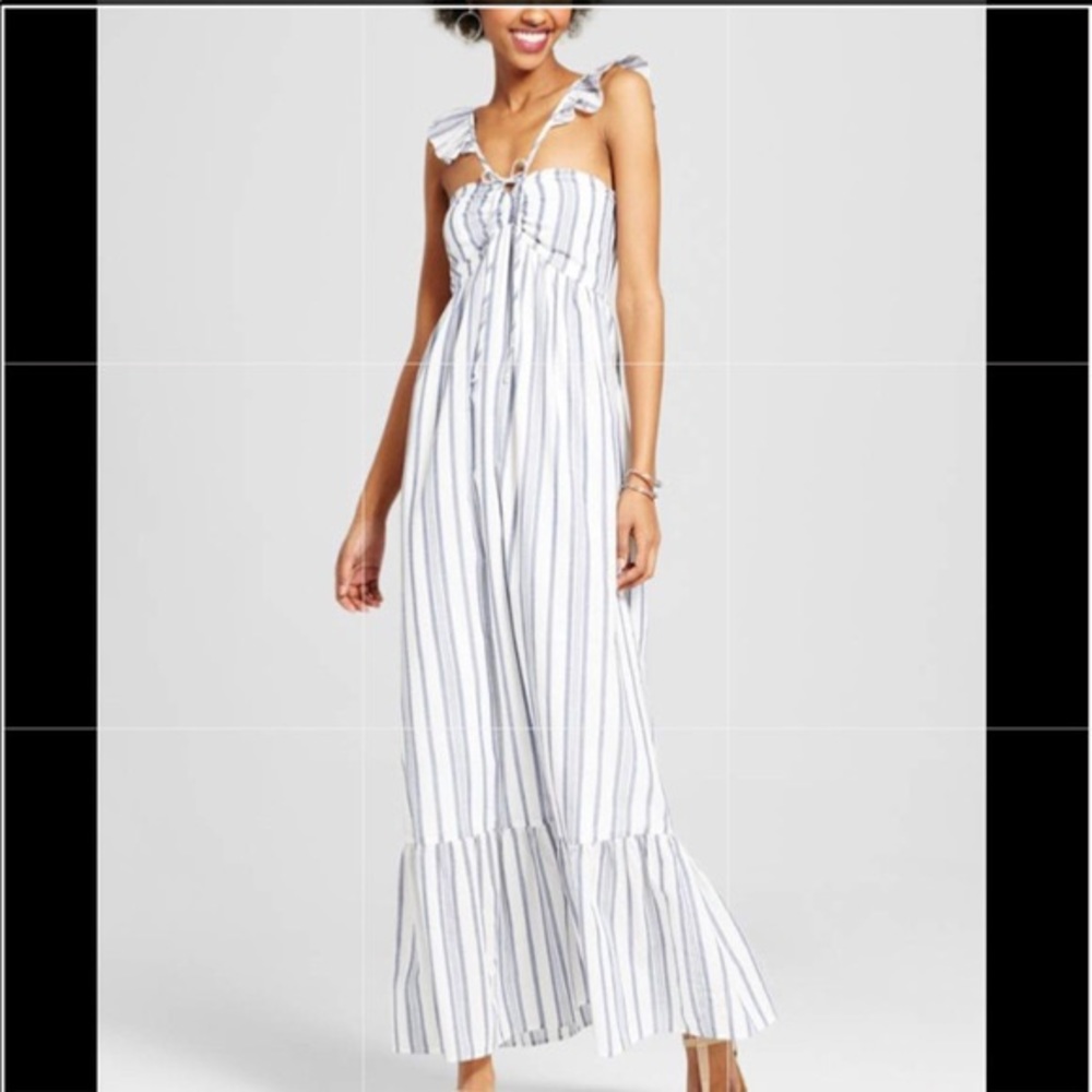 Striped maxi dress
